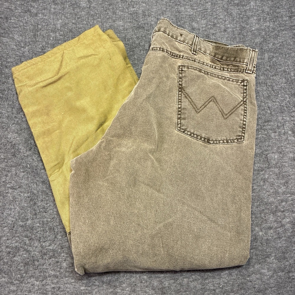 Vtg Wrangler Pants Mens‎ 40x30 Rugged Wear Canvas Brush Guard Upland Hunting